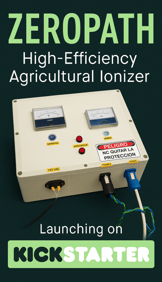 ZEROPATH- Agriculturali ionizer for irrigation water - Kickstarter campaign